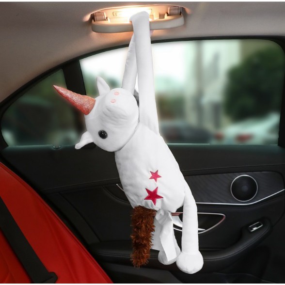 RABBIT KELINCI n RED FOX Kotak Tempat Sarung Tisu Gantung Belakang Jok Mobil Arm Rest Tissue Holder