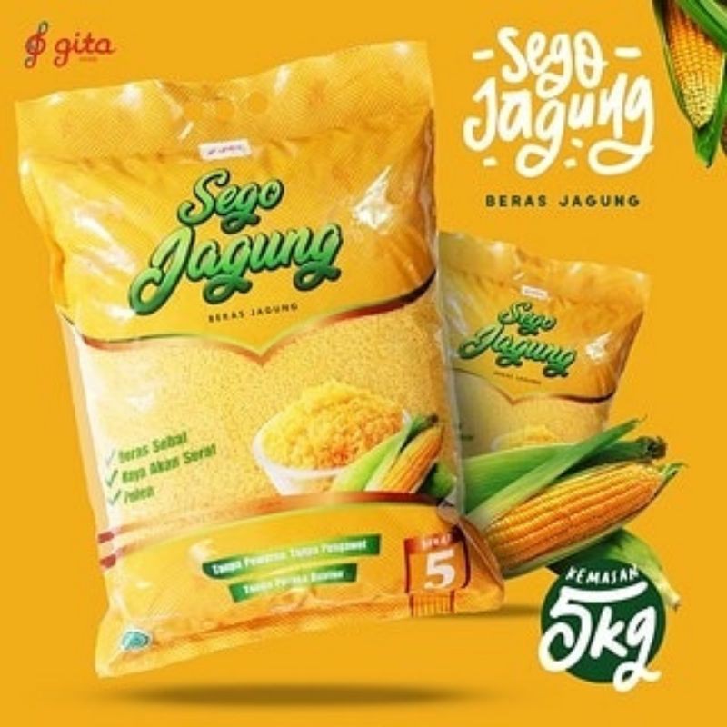 Sego Beras Jagung Diet Pengatur Kadar Kolesterol 5kg