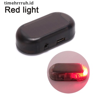 LED Flash Strobe Light Pack of 2 Solar Energy Security Alarm Light Anti-theft Warning Strobe Lamp for Car Vehicle Van Truck SUV 