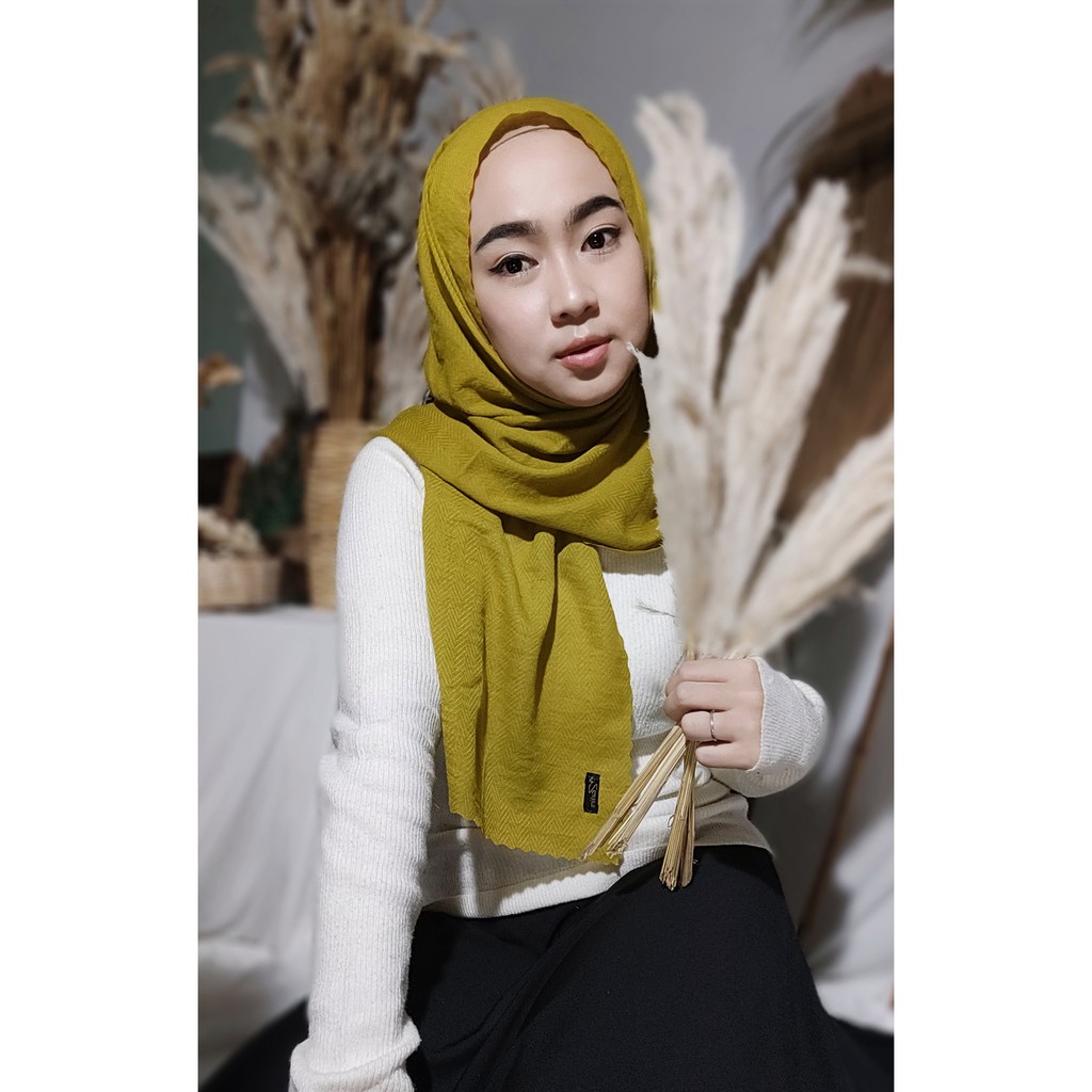 Hijab Voal Zafron/Zefron Pashmina lasercut