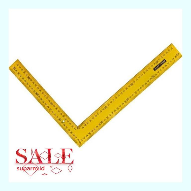 

0Sunsa0S Kenmaster Penggaris Siku Baja 40 X 60 Cm - Penggaris Siku Tukang 50Skunpk