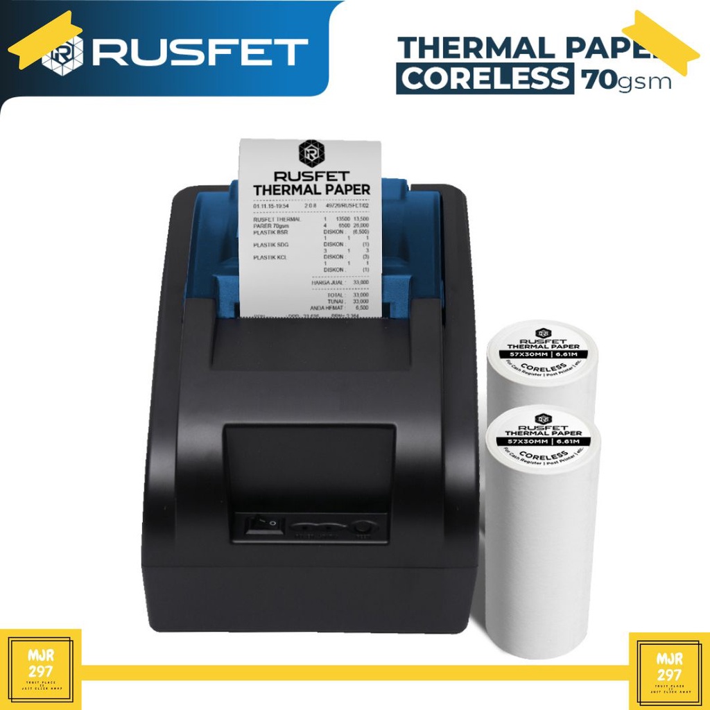 

KERTAS TERMAL KASIR STRUK PAPER ROLL THERMAL POS RECEIPT PRINTER TERMAL EDC