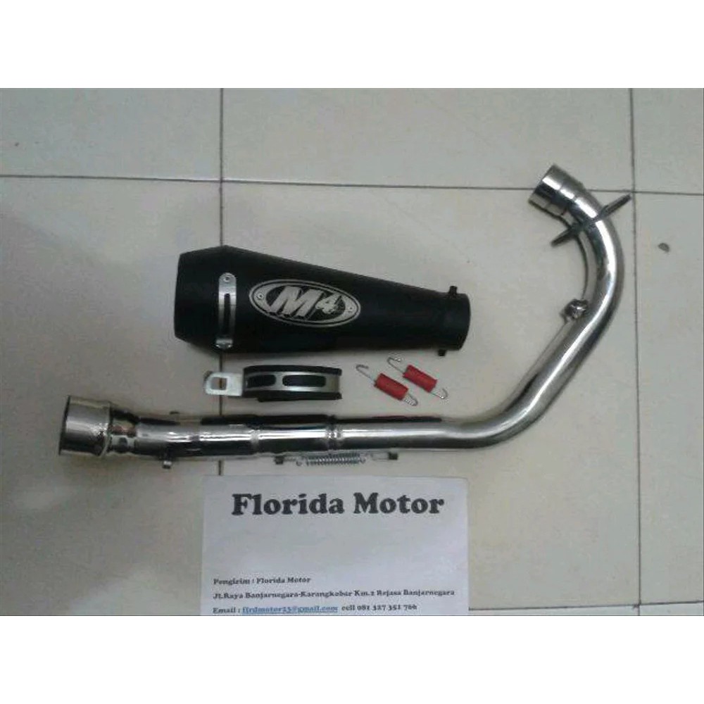 Knalpot Racing M4 Kolong Underbelly Kawasaki Pulsar NS200