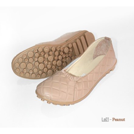 Sepatu Flatshoes Wanita Emboss Sintetis