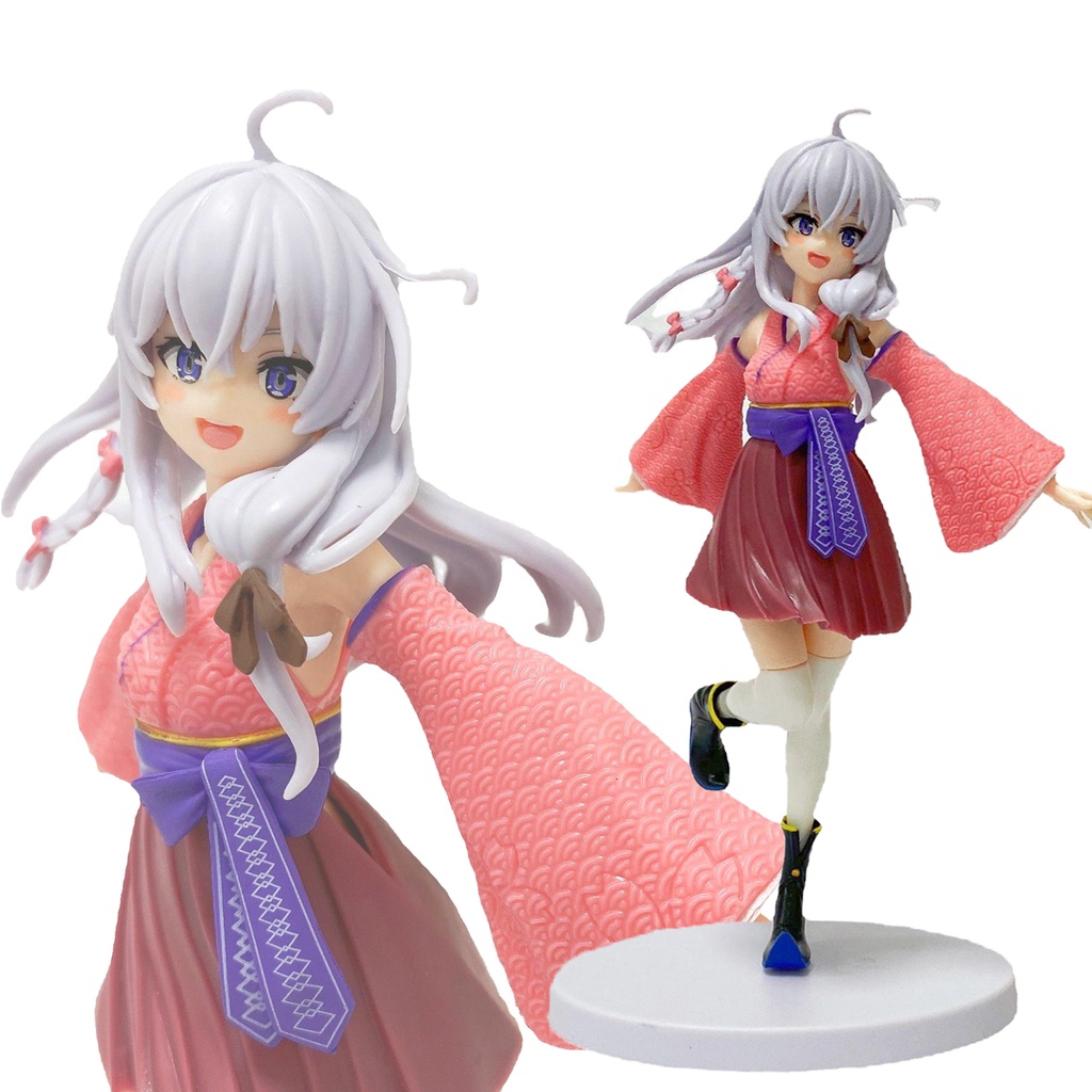 Mainan Action Figure Wandering Witch The Journey of Elaina 20cm Bahan PVC Untuk Koleksi