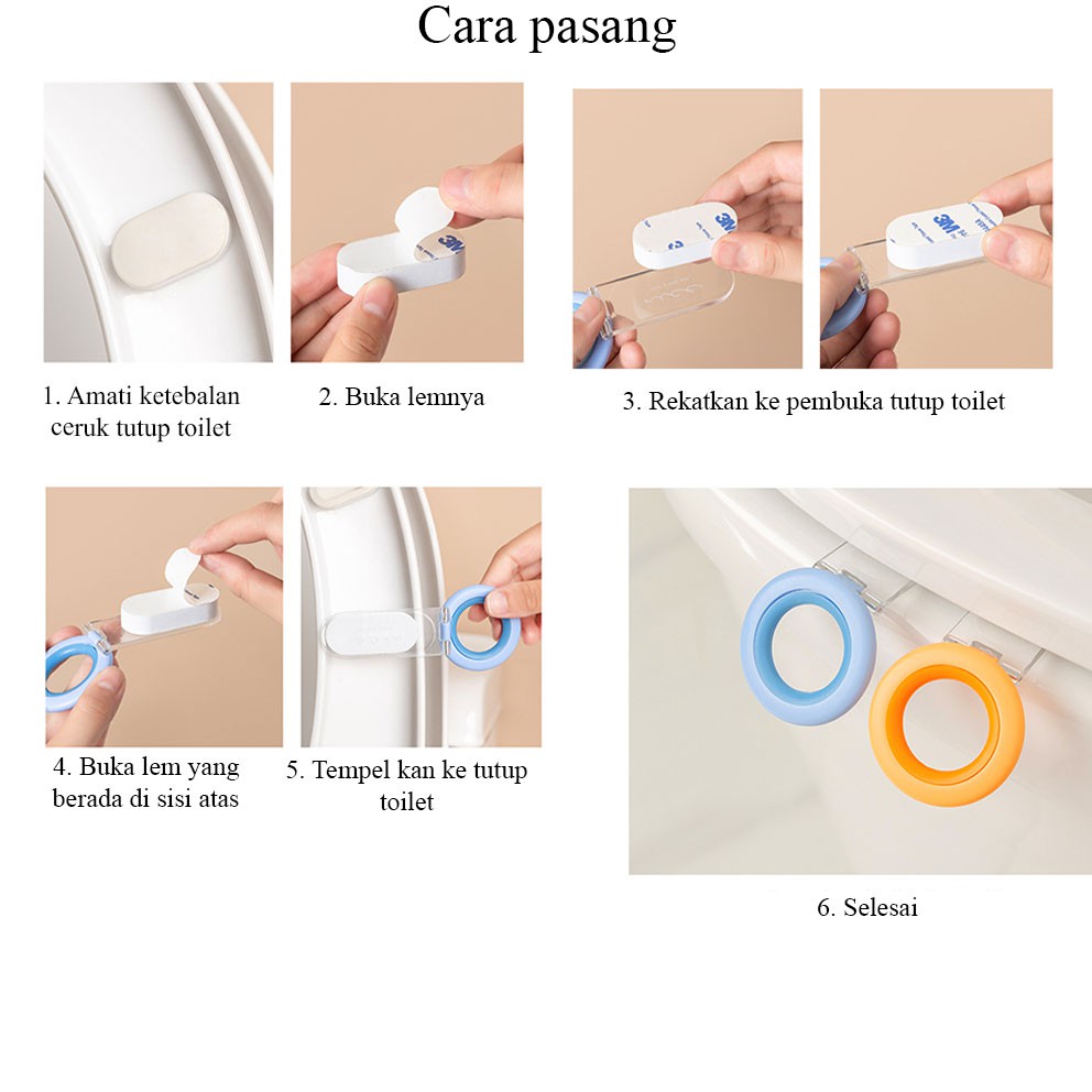 Pengangkat Tutup Tempat Dudukan Closet Toilet Portable Kamar Mandi