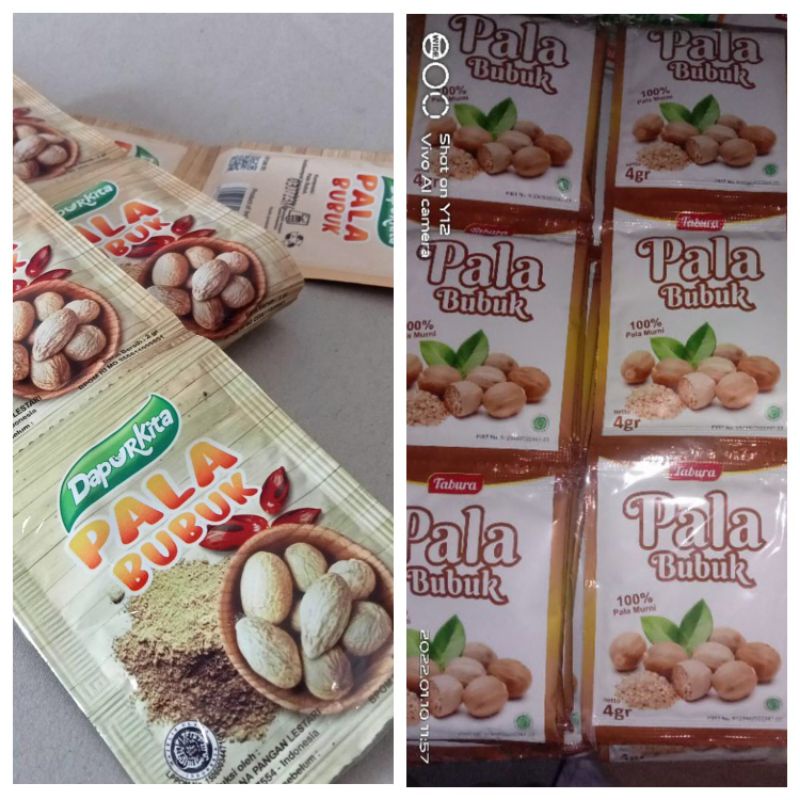 

Pala Bubuk Tabura / Pala Bubuk Dapur kita / 1 Renteng 12 Sachet