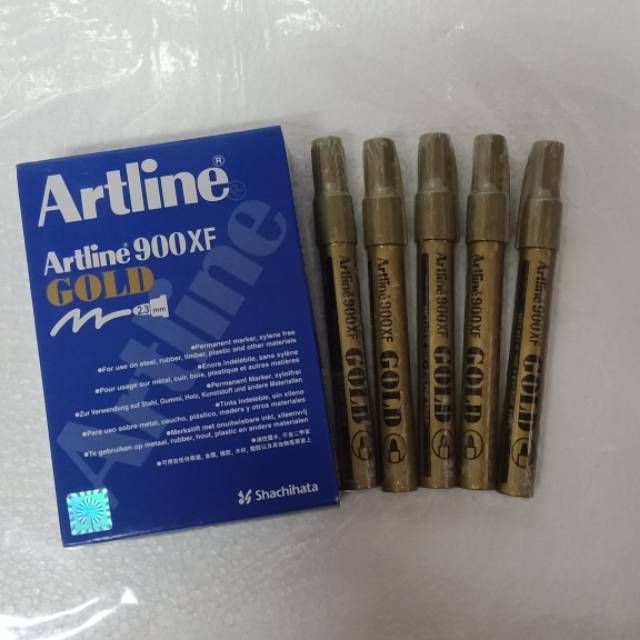 

Spidol Warna Gold/Spidol Artline Gold 900XF 2.3mm