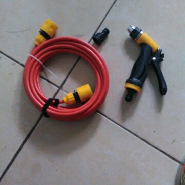 PAKET SPRAYER SELANG DAN KONEKTOR KLIK NIPLE DAN JET GUN