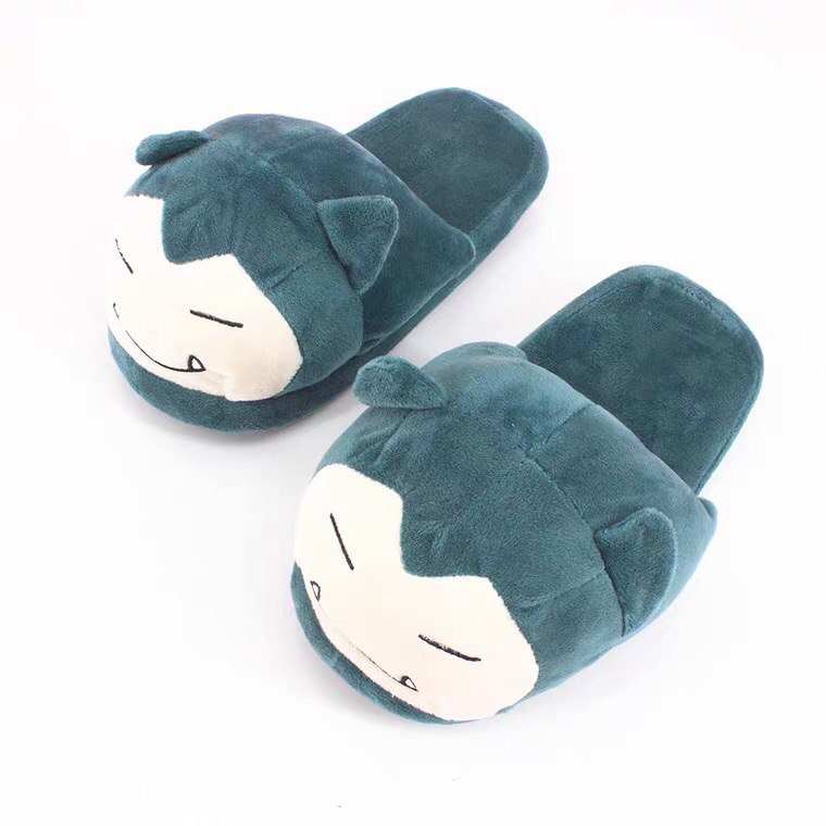 SANDAL KAMAR TIDUR SNORLAX POKEMON EEVEE PIKACHU SEPATU RUMAH IMPOR LUCU