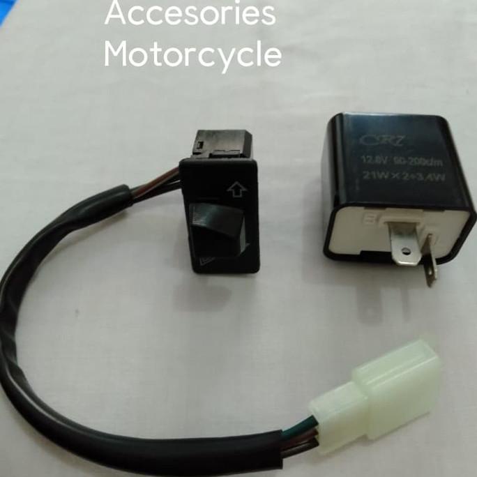 ((COD)) Saklar Tombol Sen Hazard Aerox 155 & Flasher CR7 PROMOKode 1100