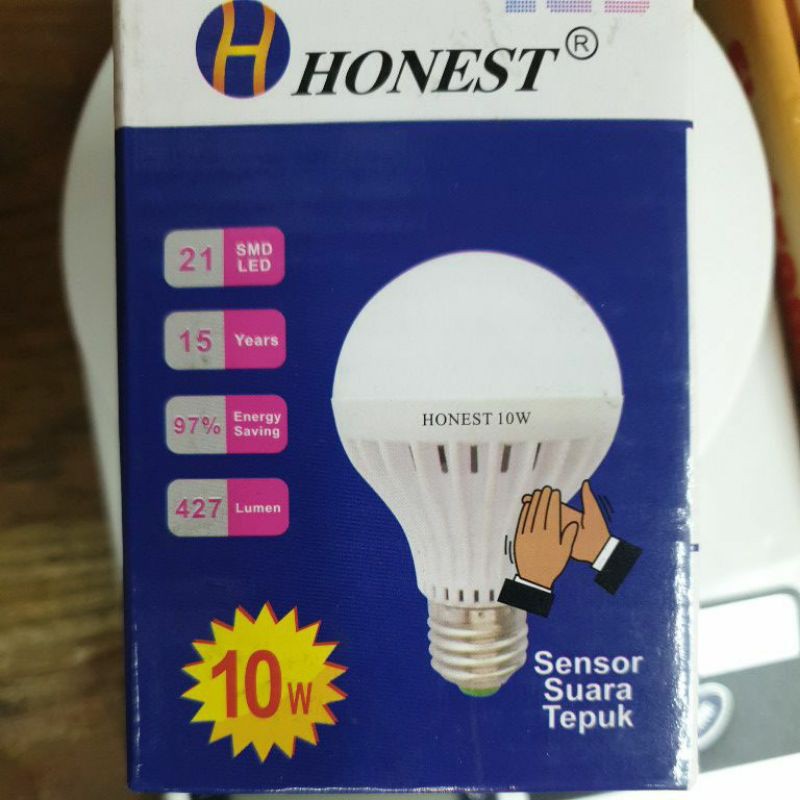 lampu sensor suara led 10w