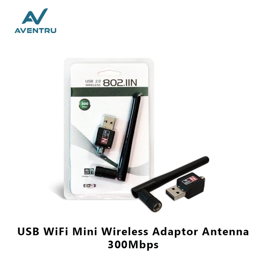 USB WiFi Receiver Wireless Adaptor Antenna Antena 300mbps 150mbps