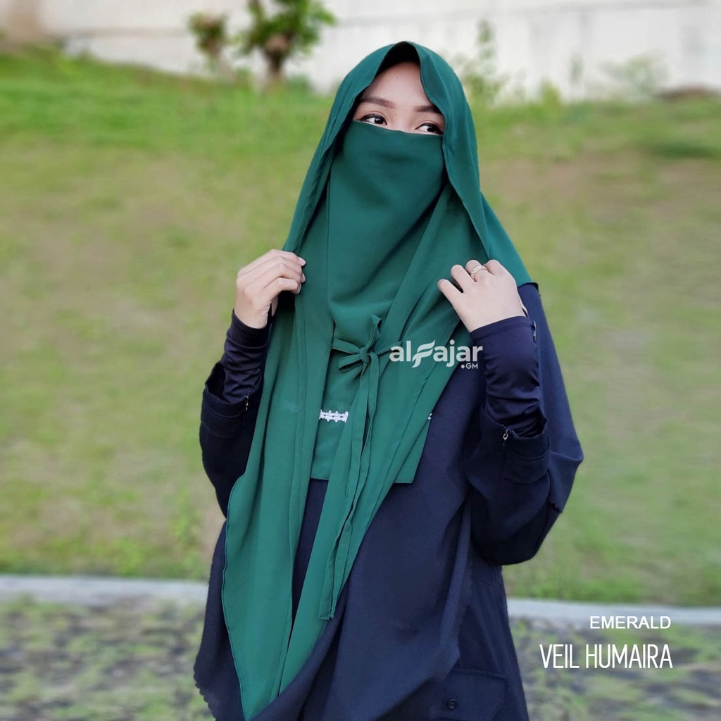 CADAR NIQOB BANDANA Veil Humaira Dua Layer by Alfajar