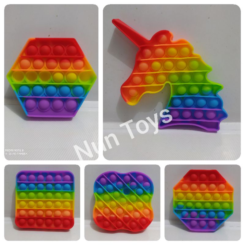 Mainan Anak Pop It Rainbow