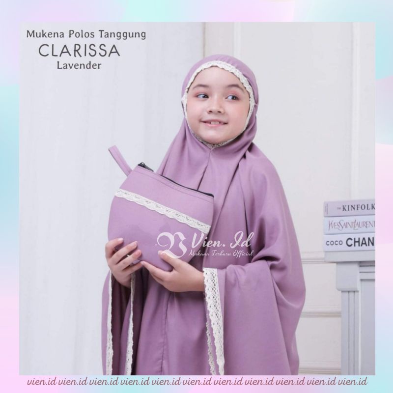 vien.id - Mukenah anak tanggung perempuan umur 8 9 10 11 12  tahun katun adem / mukena anak Polos Pu