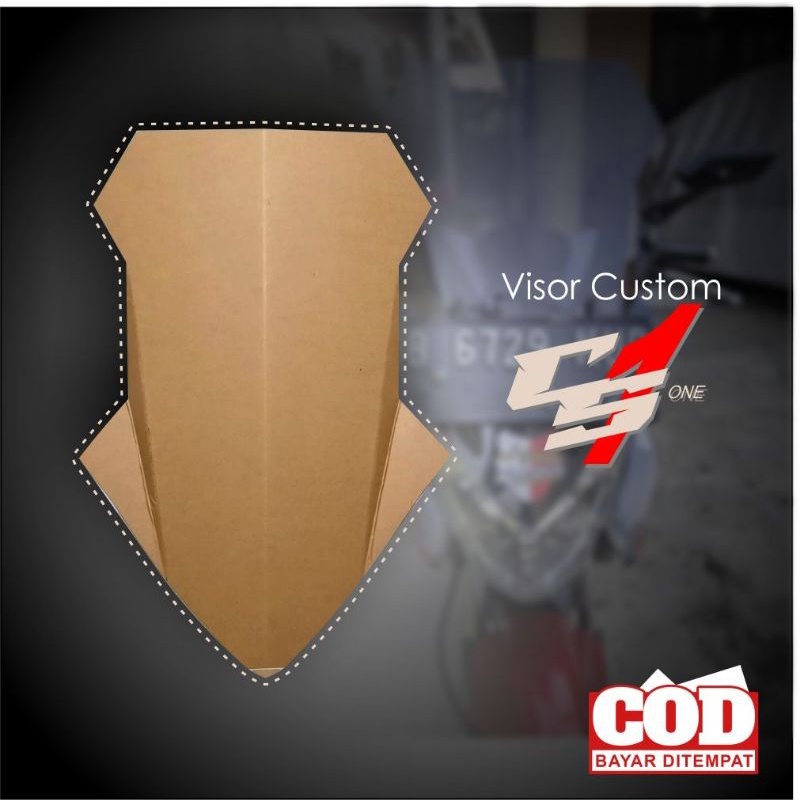 Visor custom cs1 Tameng Kaca Windshield honda Cs one model adventure tinggi