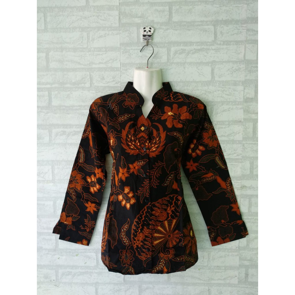 couple seragam batik kerja blus dan kemeja