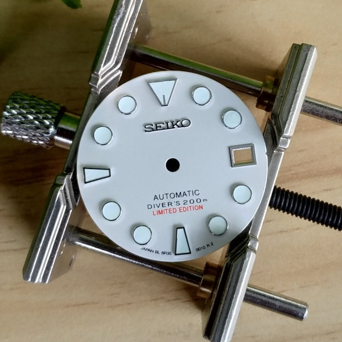 seikomod mod seiko dial 7s26 nh35 nh36 sumo c3 white