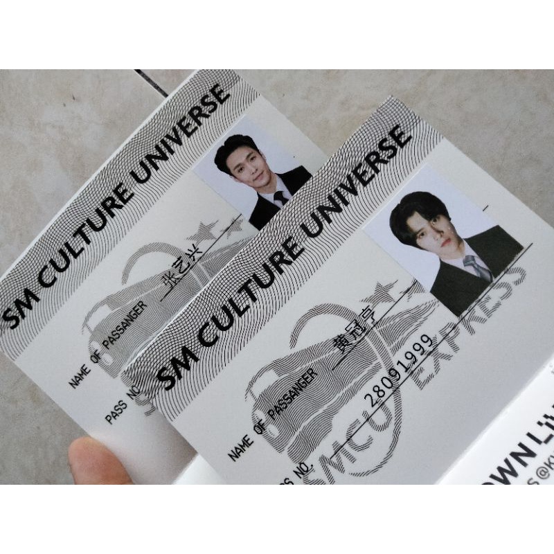Pasport SMTOWN SMCU EXPRESS REQ MEMBER TIKET KONSER SMTOWN  EXO NCT WAYV RED VELVET SUJU ( tiket 2 s
