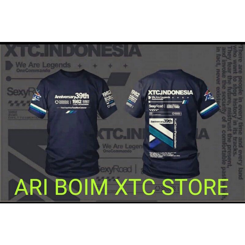 Kaos ANNIVERSARY 39thn"ARI BOIM XTC STORE "