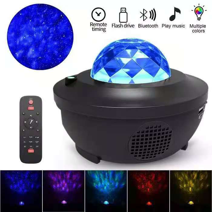 Jual Lampu proyektor Star Projector Ocean Wave Night Light with