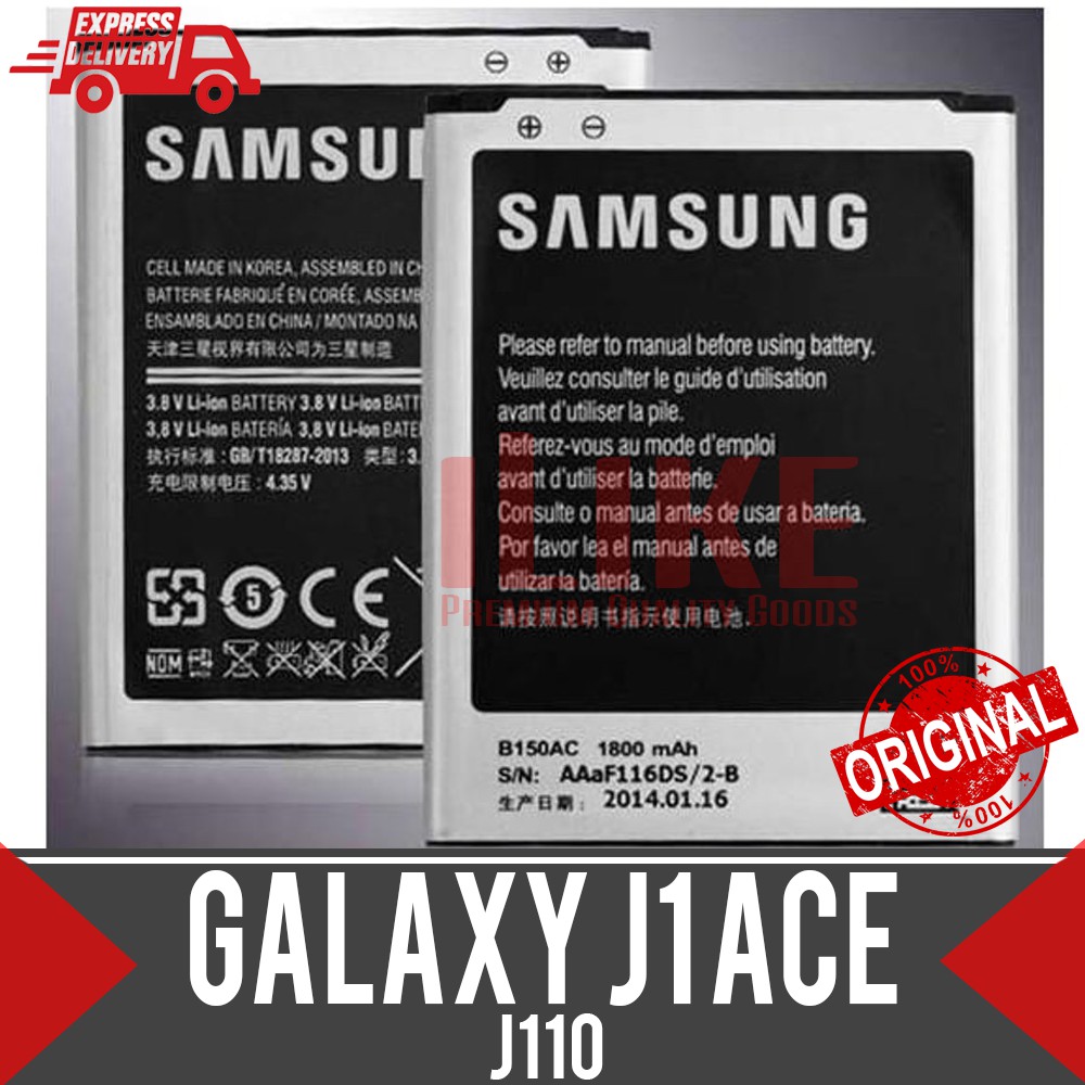 Baterai Original Samsung J1 Ace / J110 Batere Batu hp Batre