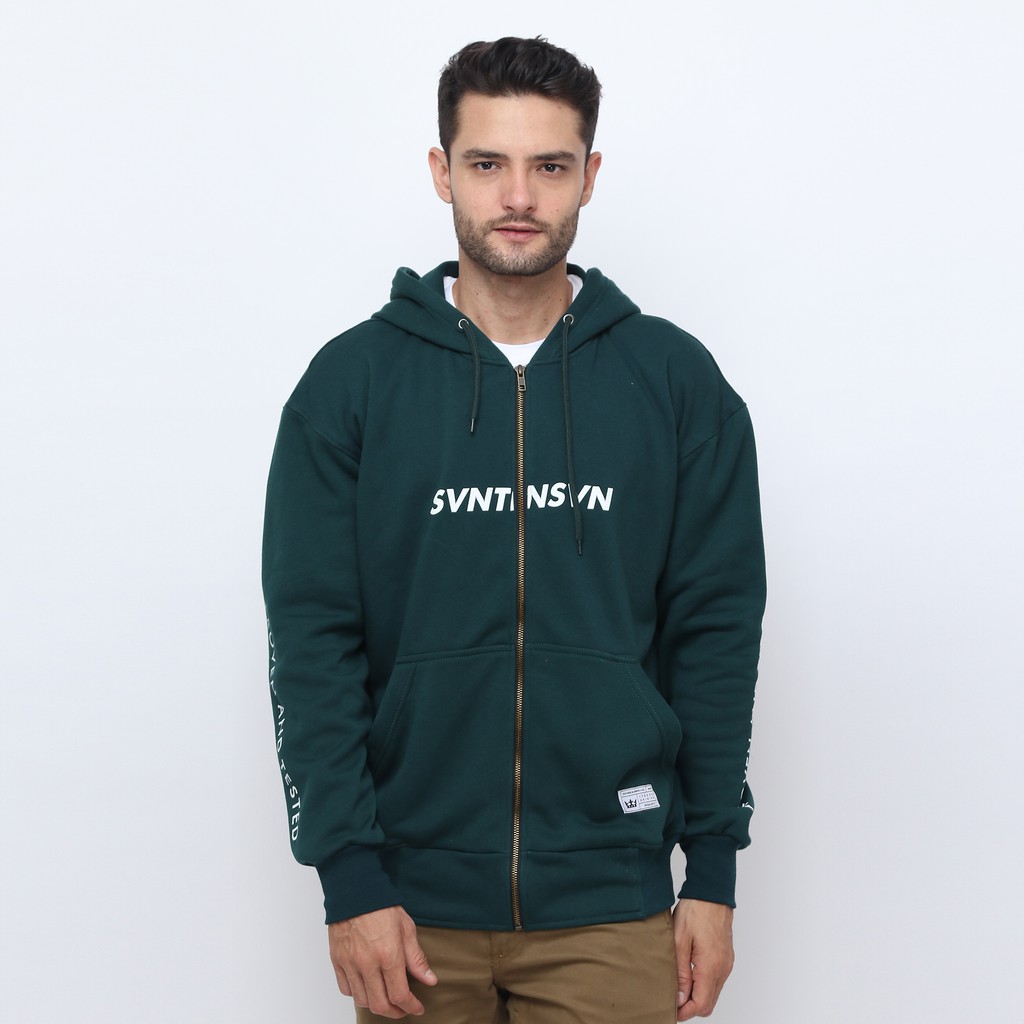 

17Seven Original-Zipper Hoodie- 011-Whitefont