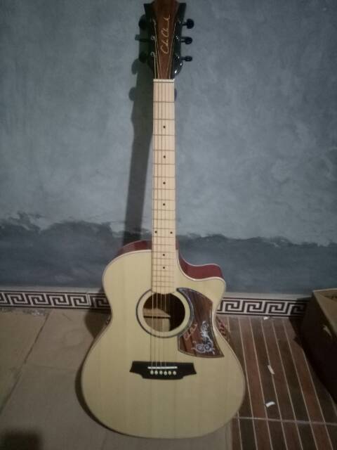 gitar akustik elektrik 7545r