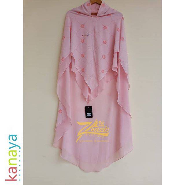 Khimar Lathifah baby pink by kanaya