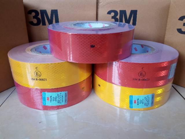 

Stiker reflektor sticker scotlite safety sticker uji kir