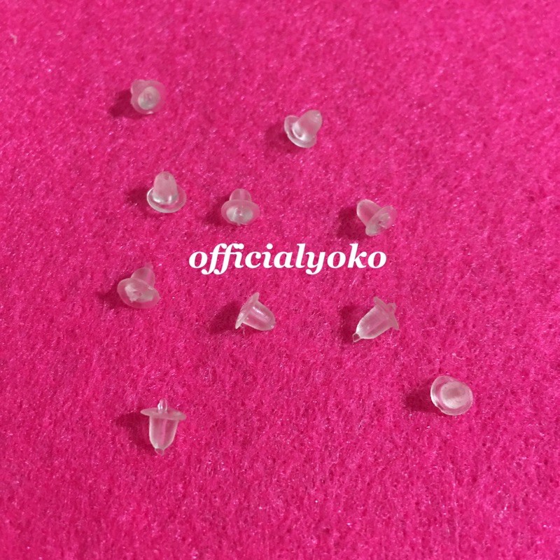 Penutup Anting / Pelindung Anting agar tidak nyenyek isi 10pcs