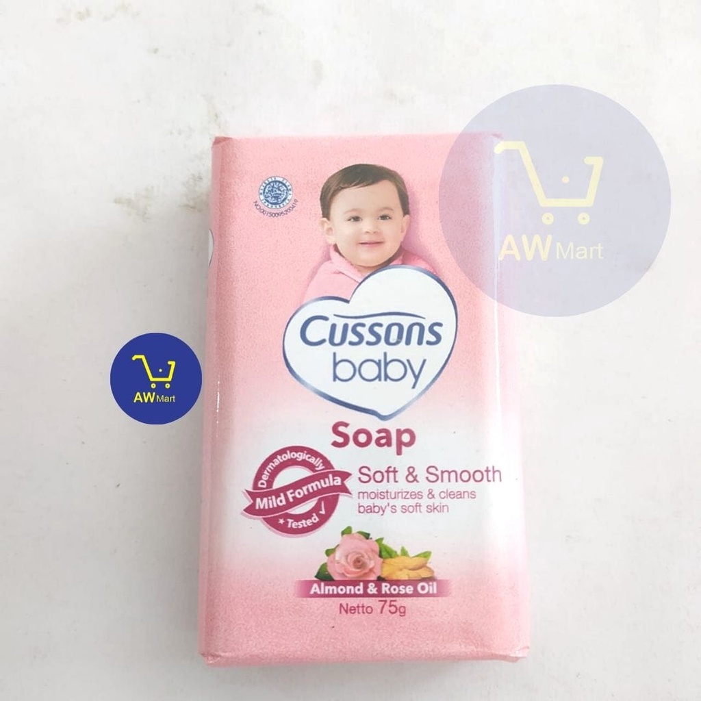 SABUN CUSSONS BABY MILD &amp; GENTLE / SOFT &amp; SMOOTH 75 G