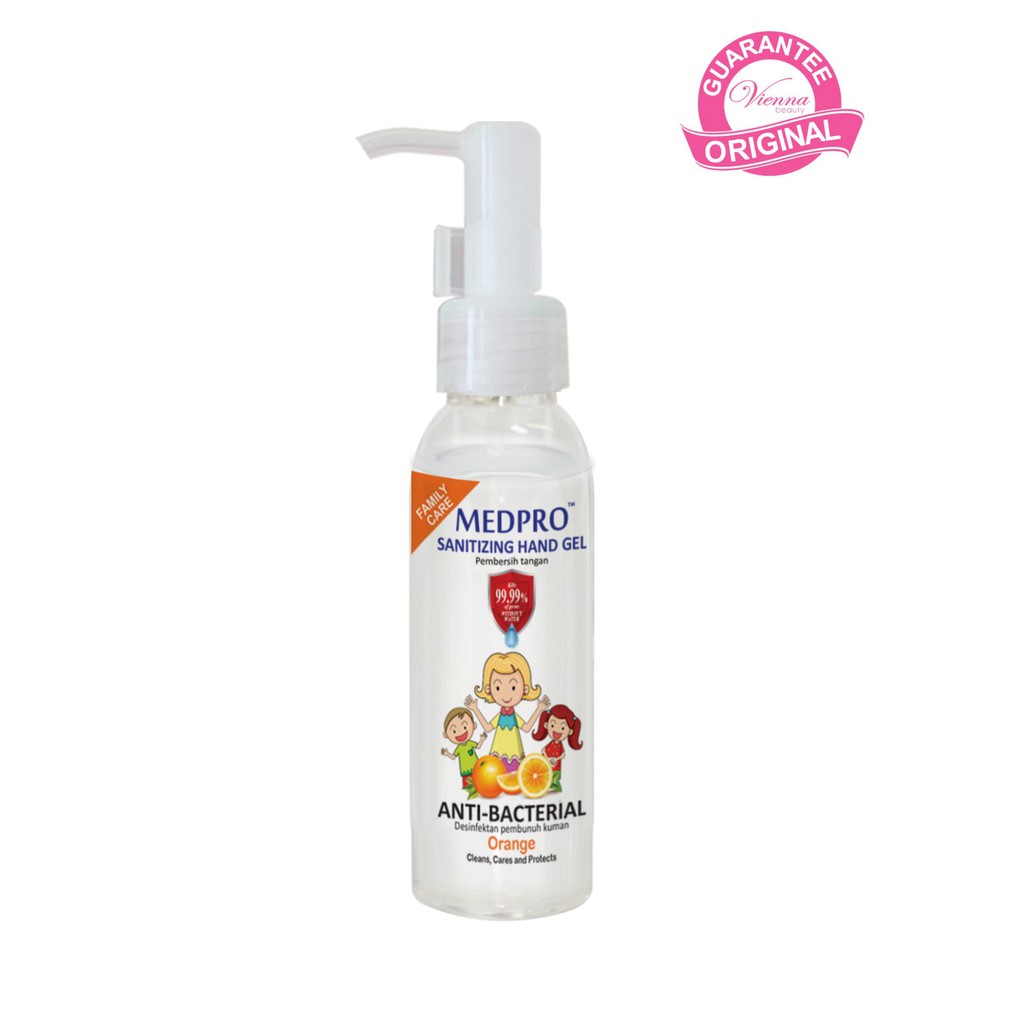 MEDPRO HAND SANITIZER GEL FAMILY CARE - 100 ML BOTTLE PUMP | Shopee