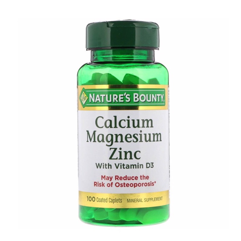 Nature’s bounty Calcium magnesium zinc
