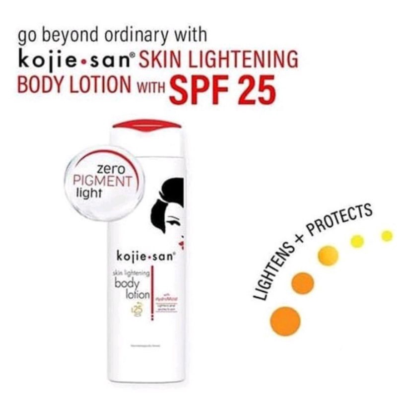 Original Kojisan/ Kojiesan Body Lotion Spf 25 Size 50ml / 150ml