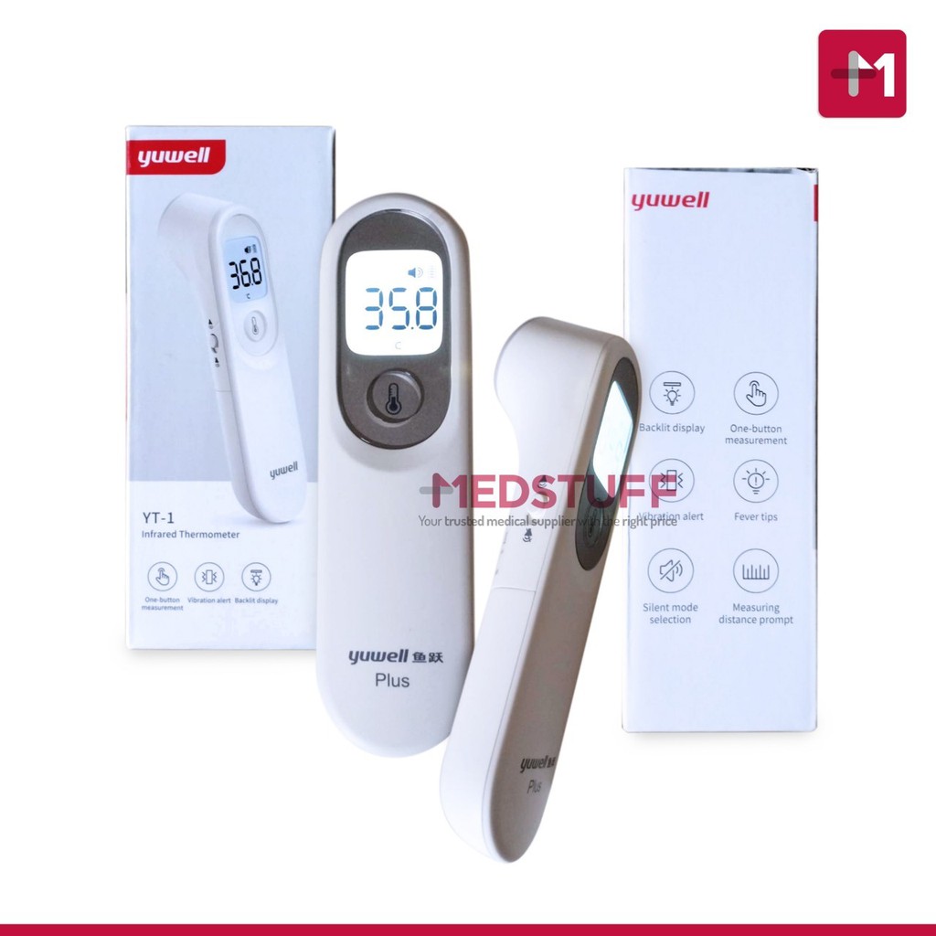 Jual Termometer Digital Head Yuwell Infrared YT1 Duo Sensor Thermometer Indonesia