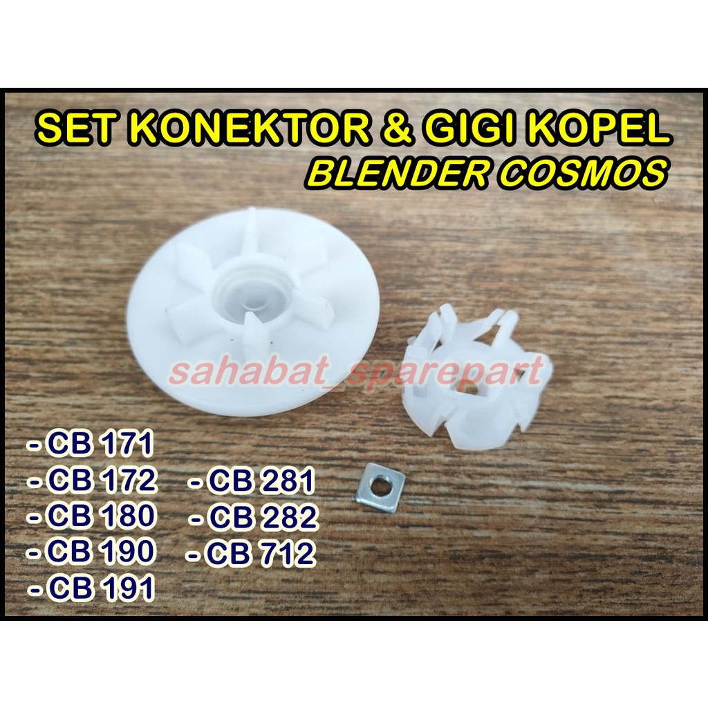 SET KONEKTOR &amp; GIGI KOPEL BLENDER COSMOS CB 190 191 CB 281 282 721