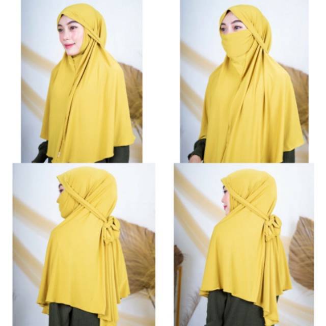 Bergo Instan Cadar / Bergo Niqab / Bergo Instan Niqab