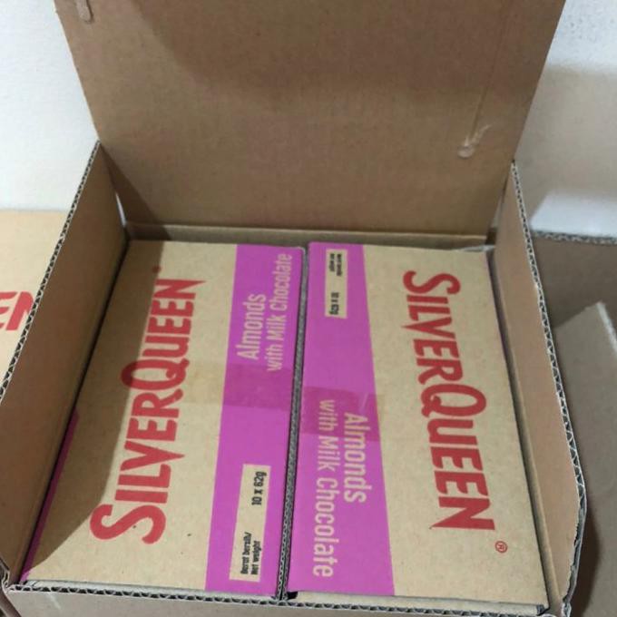 

PROMO SILVERQUEEN ALMOND&CASHEW 62G 1BOX ISI 10PCS