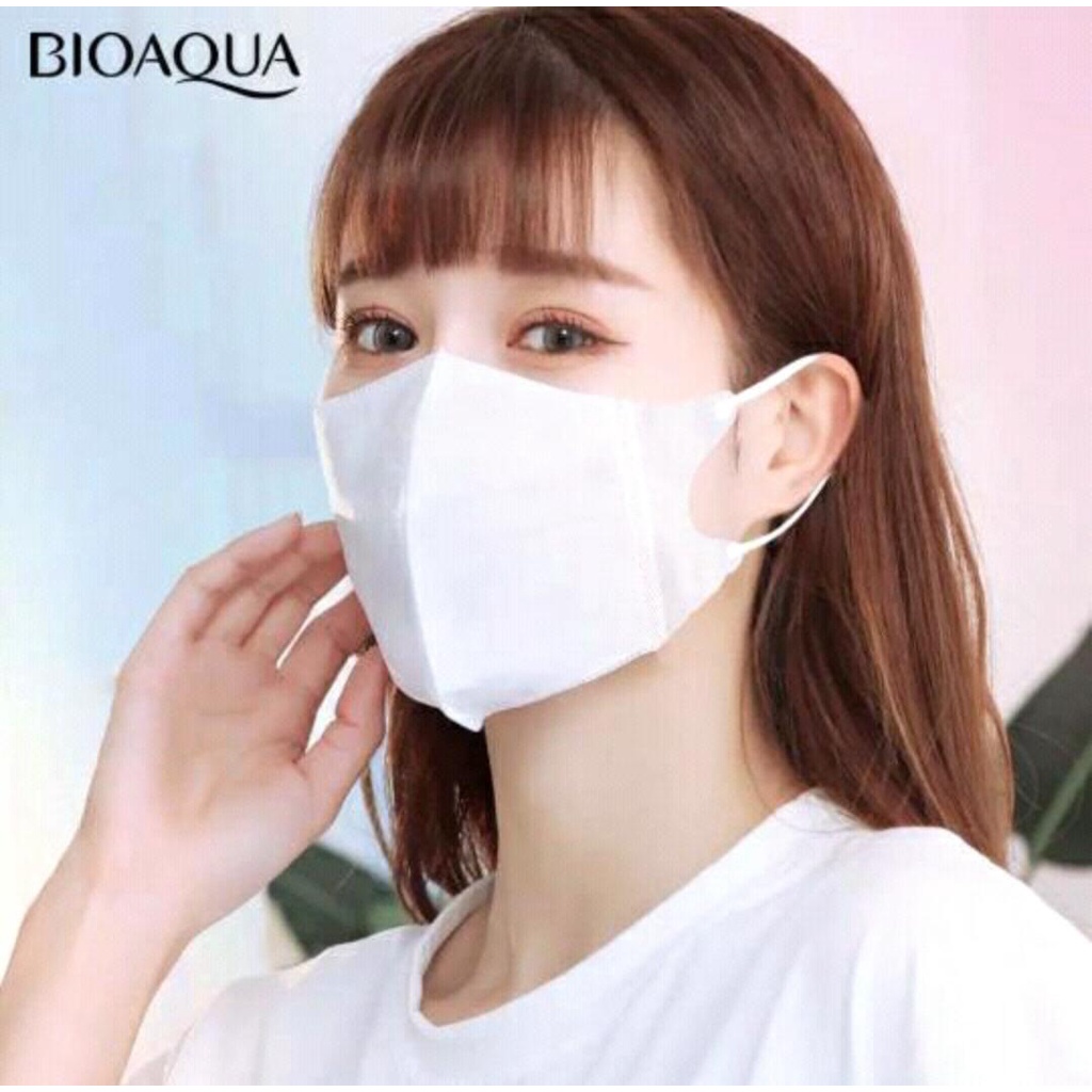 ( 1 box isi 50 pcs ) Masker Duckbill Dewasa Duckbill Putih / Duckbill Hitam / Masker Duck Bill