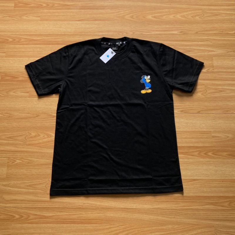 BAJU KAOS MLB X DISNEY MICKEY MOUSE BLACK UNISEX