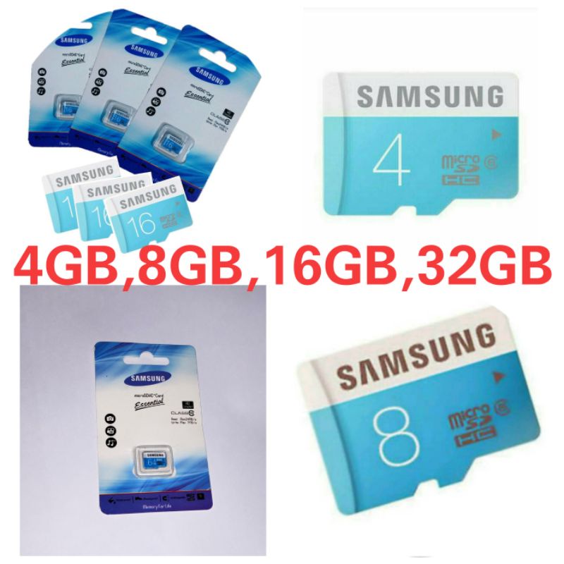 Memory Card Micro SD , 4Gb 8Gb 16Gb 32Gb CLASS 10 100Mbps MicroSD Kartu Memori sd card Free AdapteR