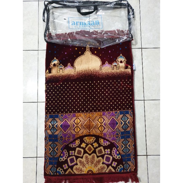 Sajadah Armaan Busa Resleting Tebal Turkiye