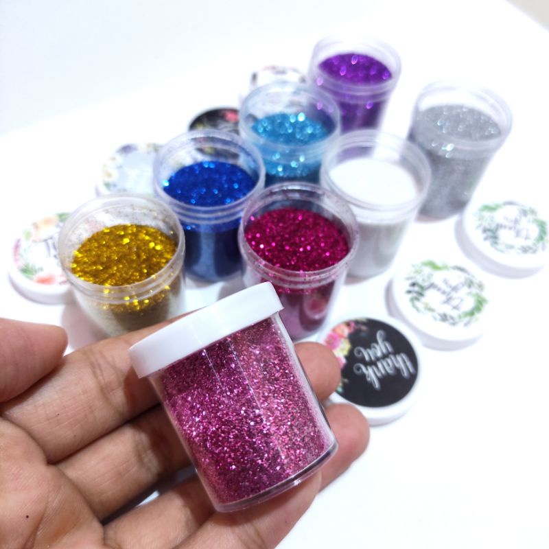 10 gram glitter bubuk / bahan kerajinan / glitter murah