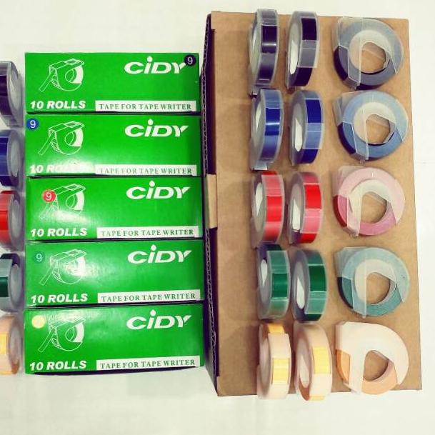 

(G-ORU ✉) Pita mesin Dymo merk CIDY||murah