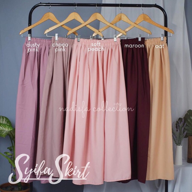 SYIFA SKIRT ROK PANJANG RAMPEL KECILk