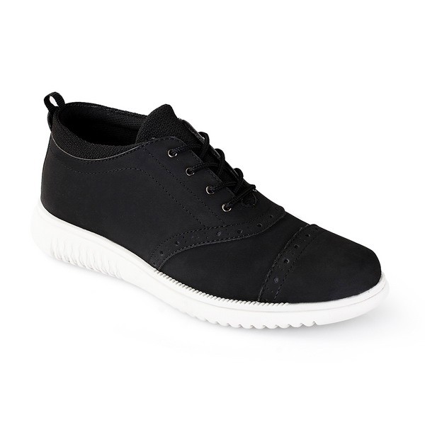 Vintage - Navara Bsc 0.1 Black Sepatu Sneakers Casual Formal Pria/Cowok/Men- Derby Original Footwear