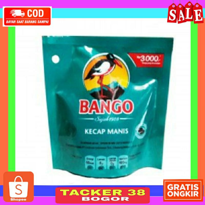 

BANGO KECAP MANIS 60 ML / KECAP BANGO ECERAN 3.000 AN