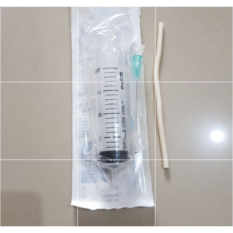 Spuid Syringe - Spuit Syringe Suntikan 20ml + Selang Ciss utk Sedot Tinta Nozzle Head